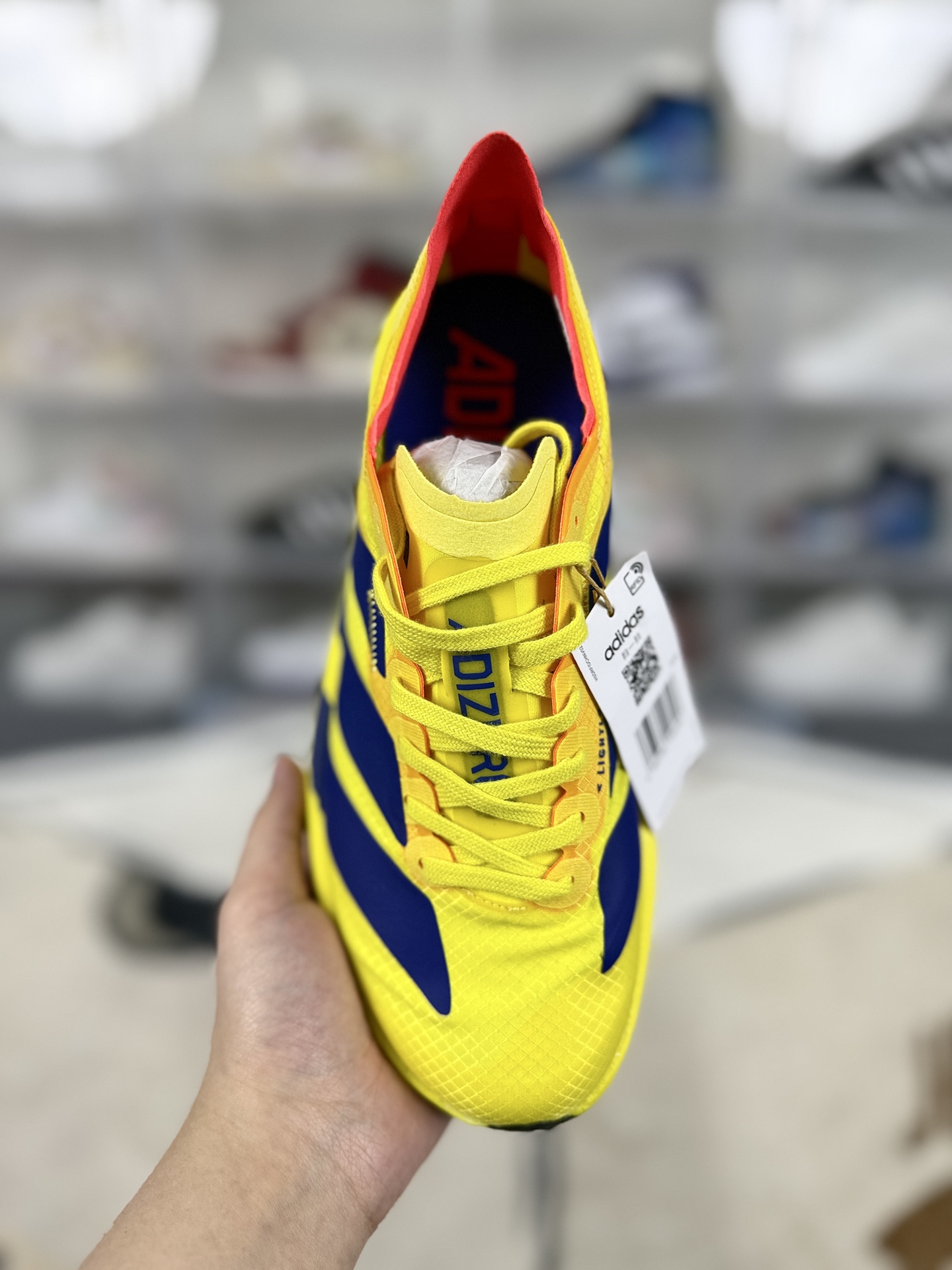 Adidas Adizero Adios Pro 4 Running Shoes - Yellow/Blue, Lightweight, Durable 4 i1742935791390 6641 0 3