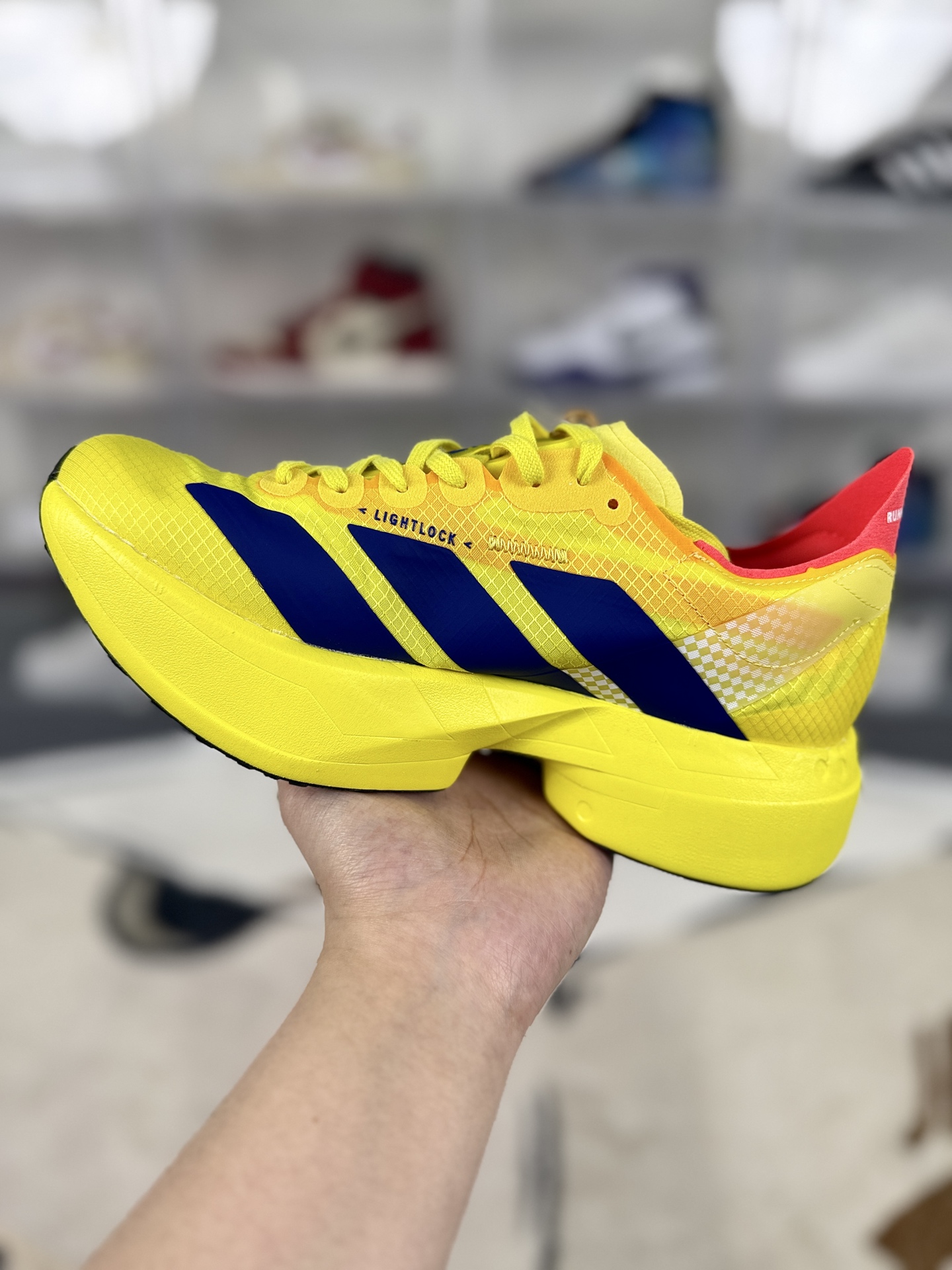 Adidas Adizero Adios Pro 4 Running Shoes - Yellow/Blue, Lightweight, Durable 2 i1742935794407 1237 0 1