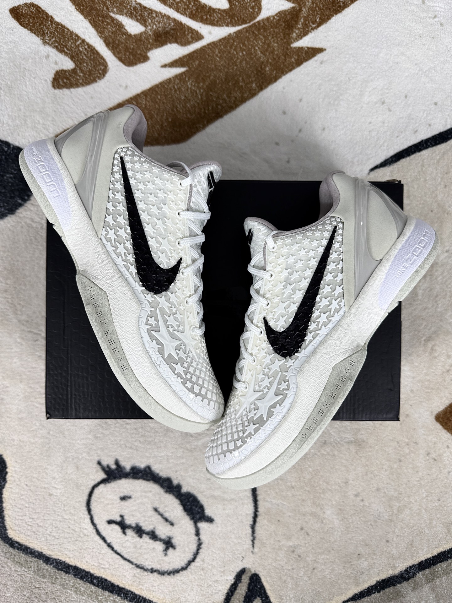 Nike Zoom Kobe 6 Protro All-Star 2.0 Basketball Shoes - White/Black 6 i1742936007745 8113 0 6