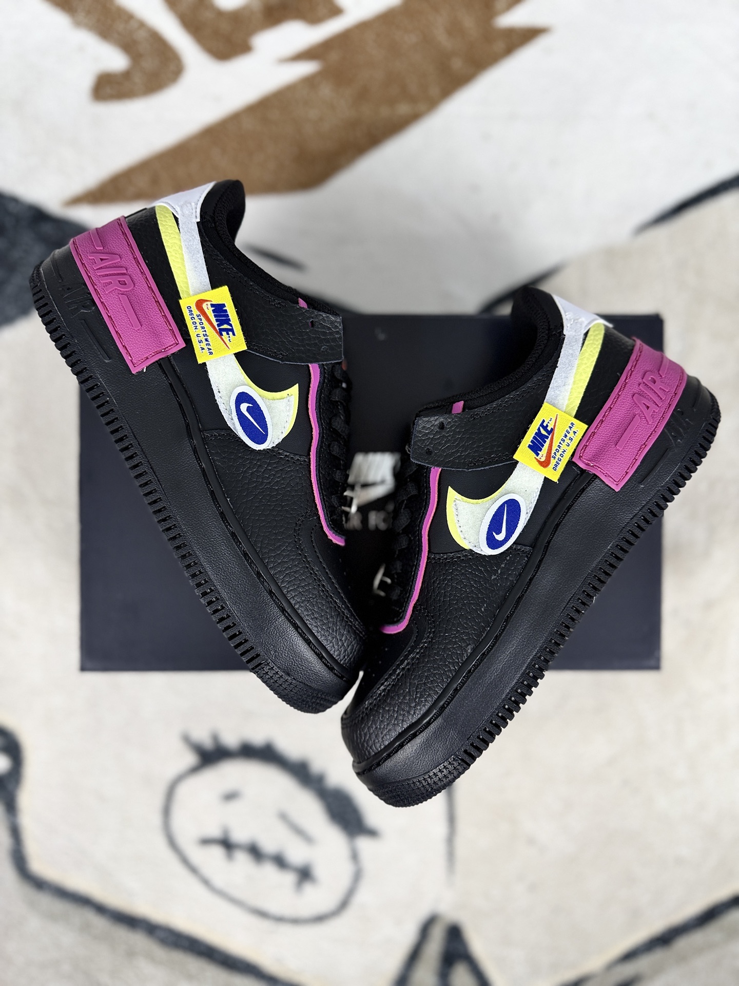 Nike Air Force 1 Shadow 'Have a Nike Day' Low Top Sneaker 5 i1743022556712 4143 0 8
