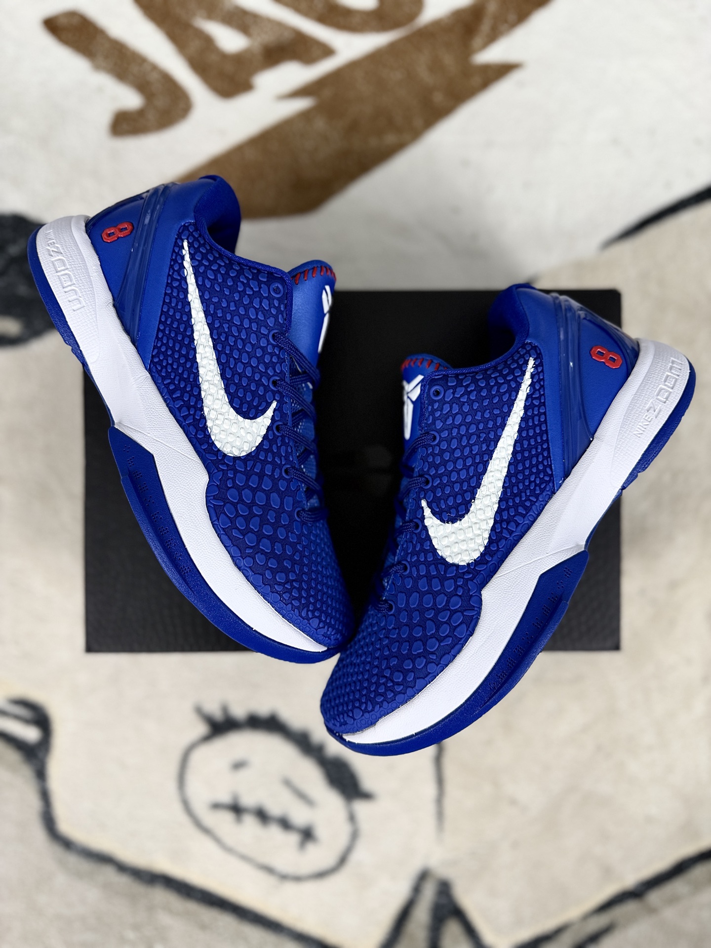 Nike Zoom Kobe 6 Protro Dodgers PE Basketball Shoes - Blue/White 6 i1743022730125 801 0 6
