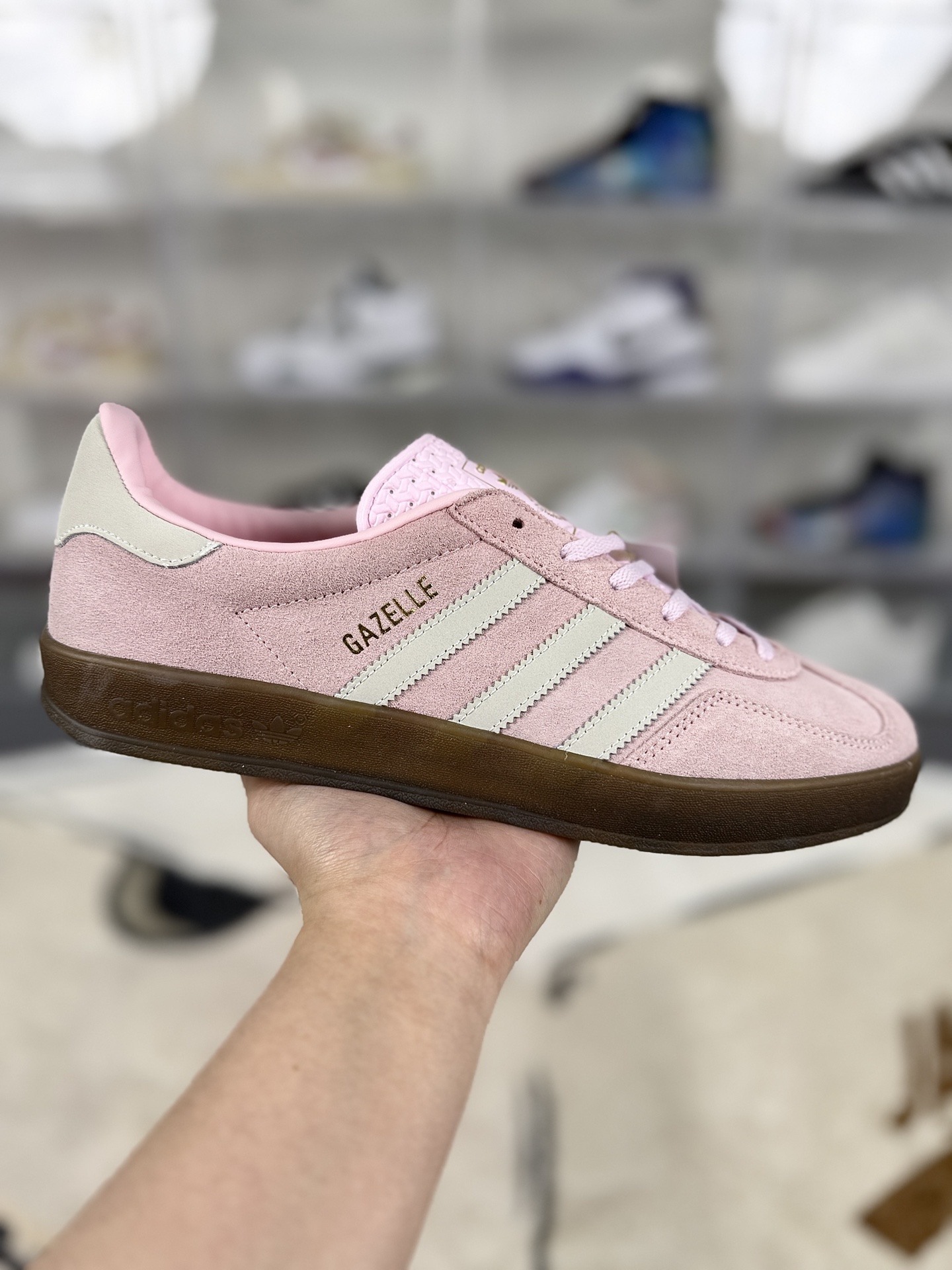 Adidas Originals Gazelle Indoor W Pink Low-Top Sneakers - Comfort & Style