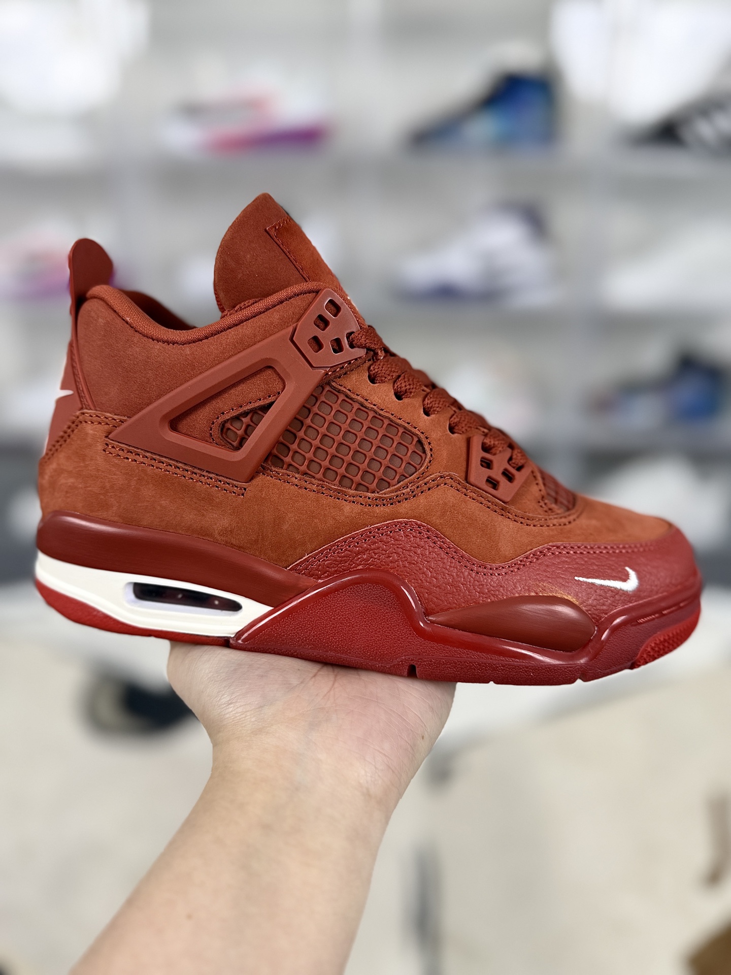 Nigel Sylvester x Air Jordan 4 OG "Brick By Brick" Basketball Shoes - Orange/Brown 1 i1743537550758 1173 0 0