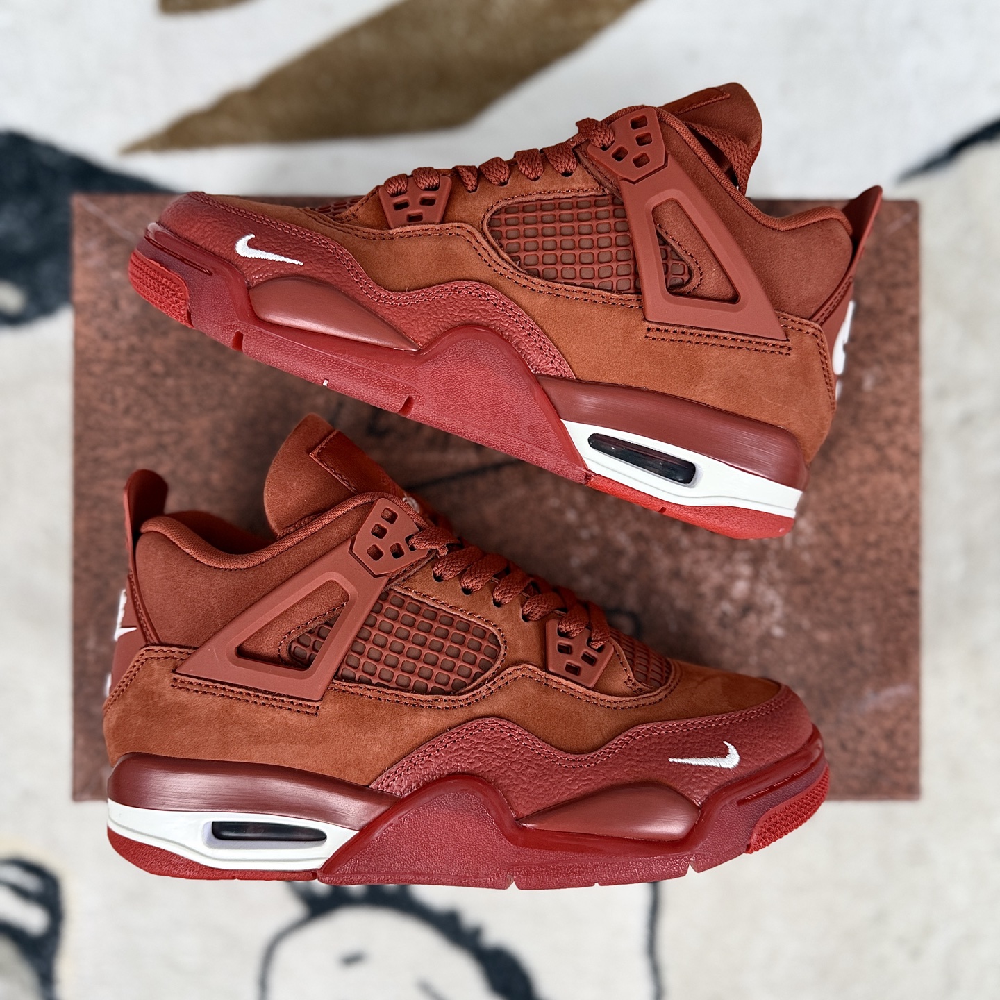 Nigel Sylvester x Air Jordan 4 OG "Brick By Brick" Basketball Shoes - Orange/Brown 8 i1743537552086 2293 0 7