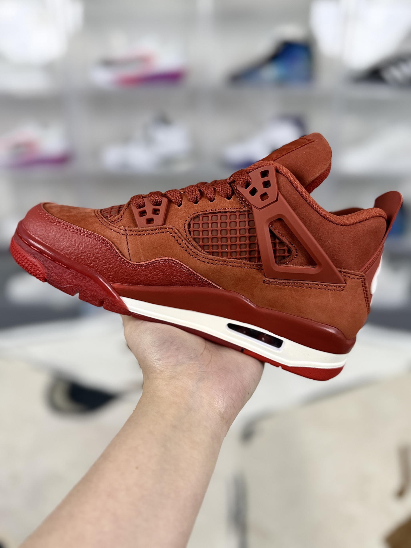 Nigel Sylvester x Air Jordan 4 OG "Brick By Brick" Basketball Shoes - Orange/Brown 2 i1743537553655 6756 0 1