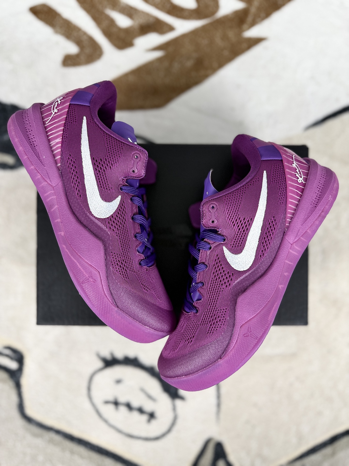 Nike Kobe 8 Protro "Eybl" PE Purple Men's Basketball Shoes, Fashion Sneakers 6 i1743977048349 5479 0 6