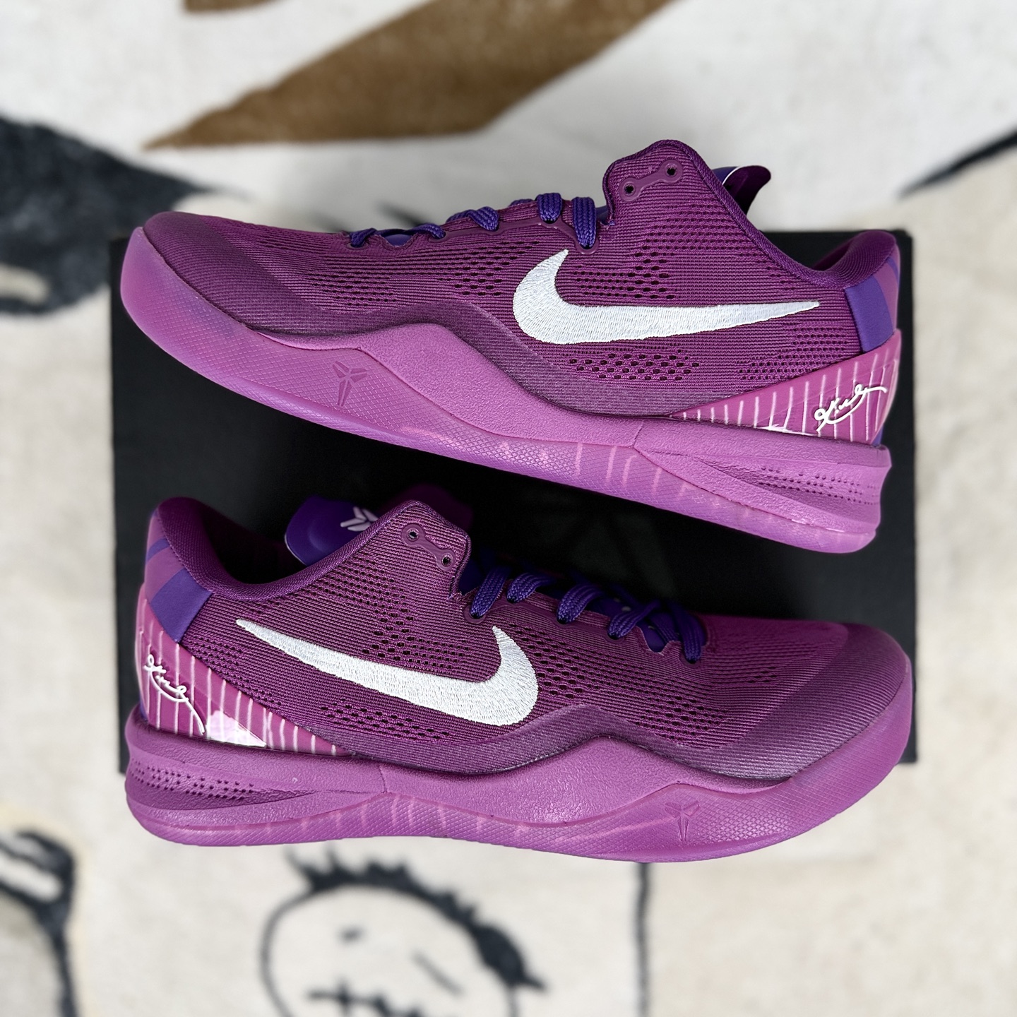 Nike Kobe 8 Protro "Eybl" PE Purple Men's Basketball Shoes, Fashion Sneakers 9 i1743977051812 4739 0 7