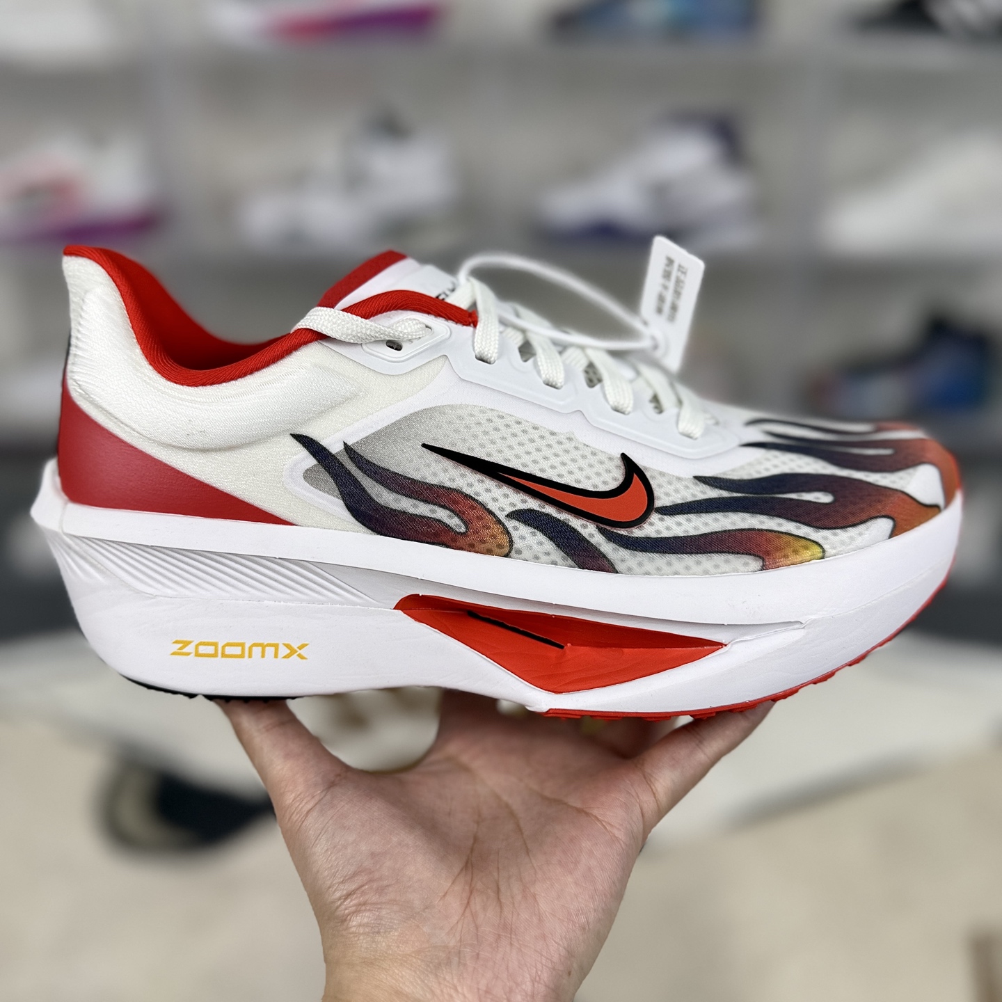 Nike Zoom Fly 6 White/Red Marathon Running Shoes with Carbon Fiber Plate 8 i1743977291900 5780 0 5
