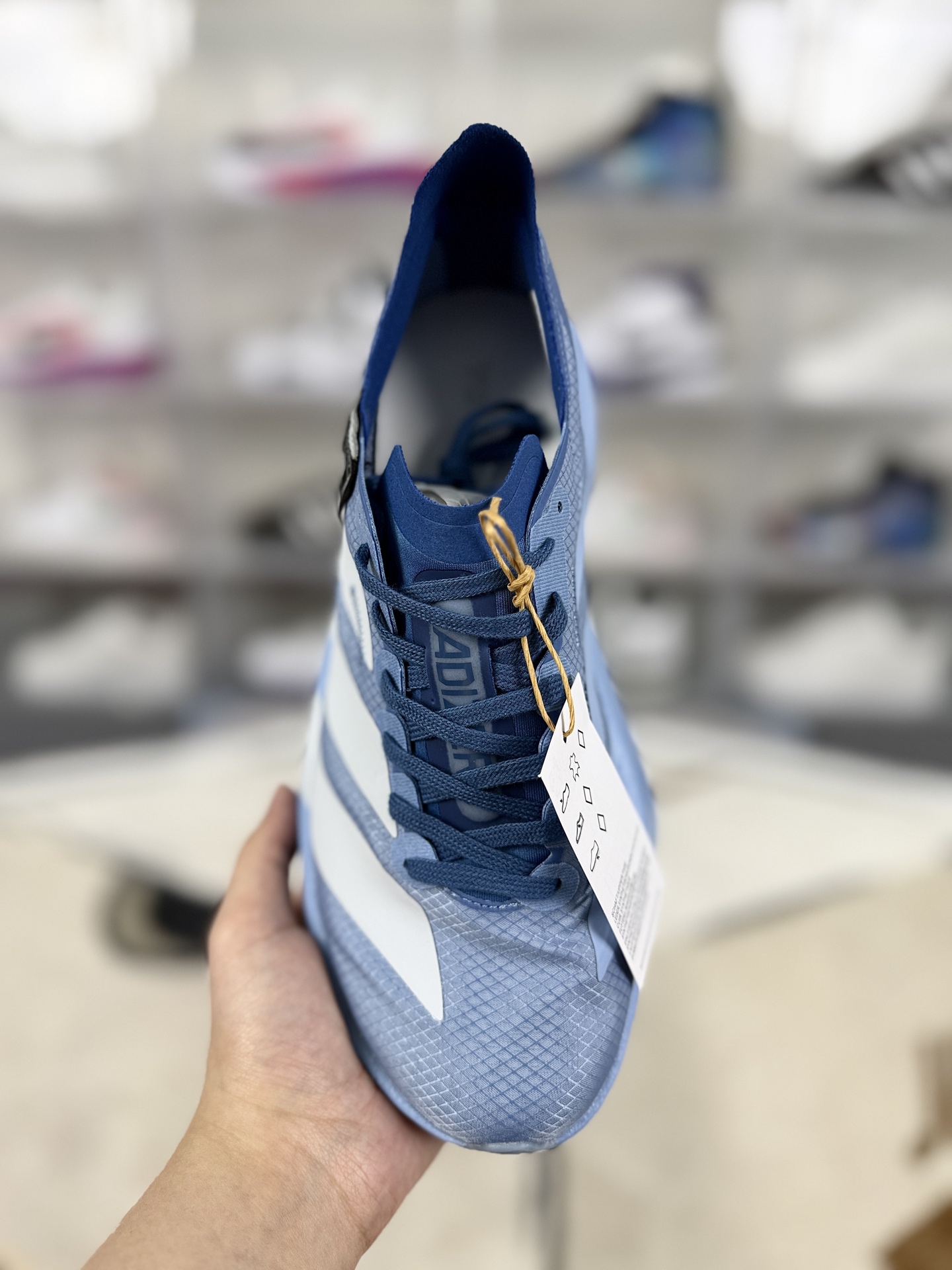 Adidas Adizero Adios Pro 4 Running Shoes - Blue/White - Unisex, Comfortable 5 i1744056379734 6852 0 3