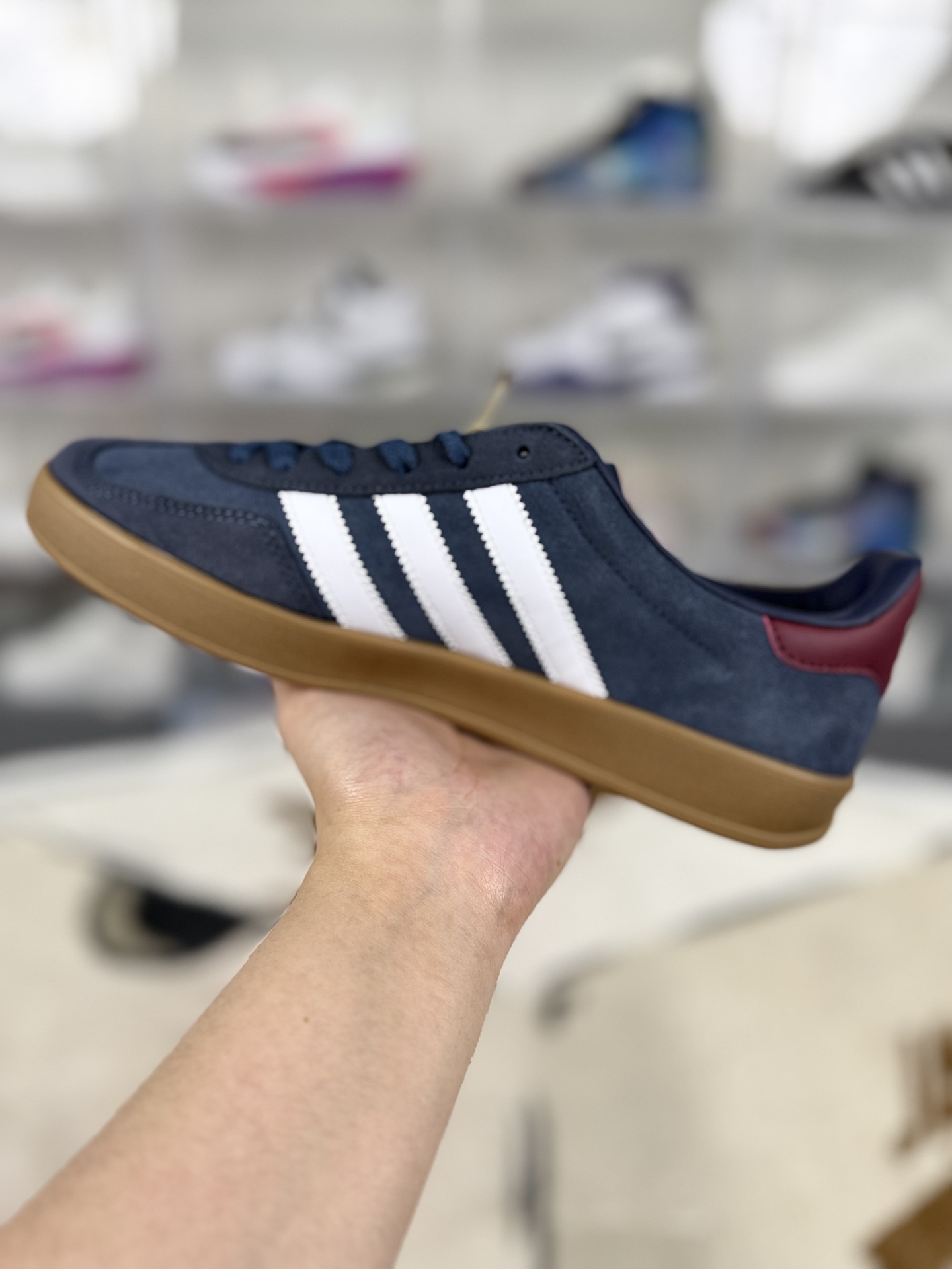 Adidas Originals Gazelle Indoor Classic Low-Top Sneakers - Blue Unisex 3 i1744145053950 6762 0 1