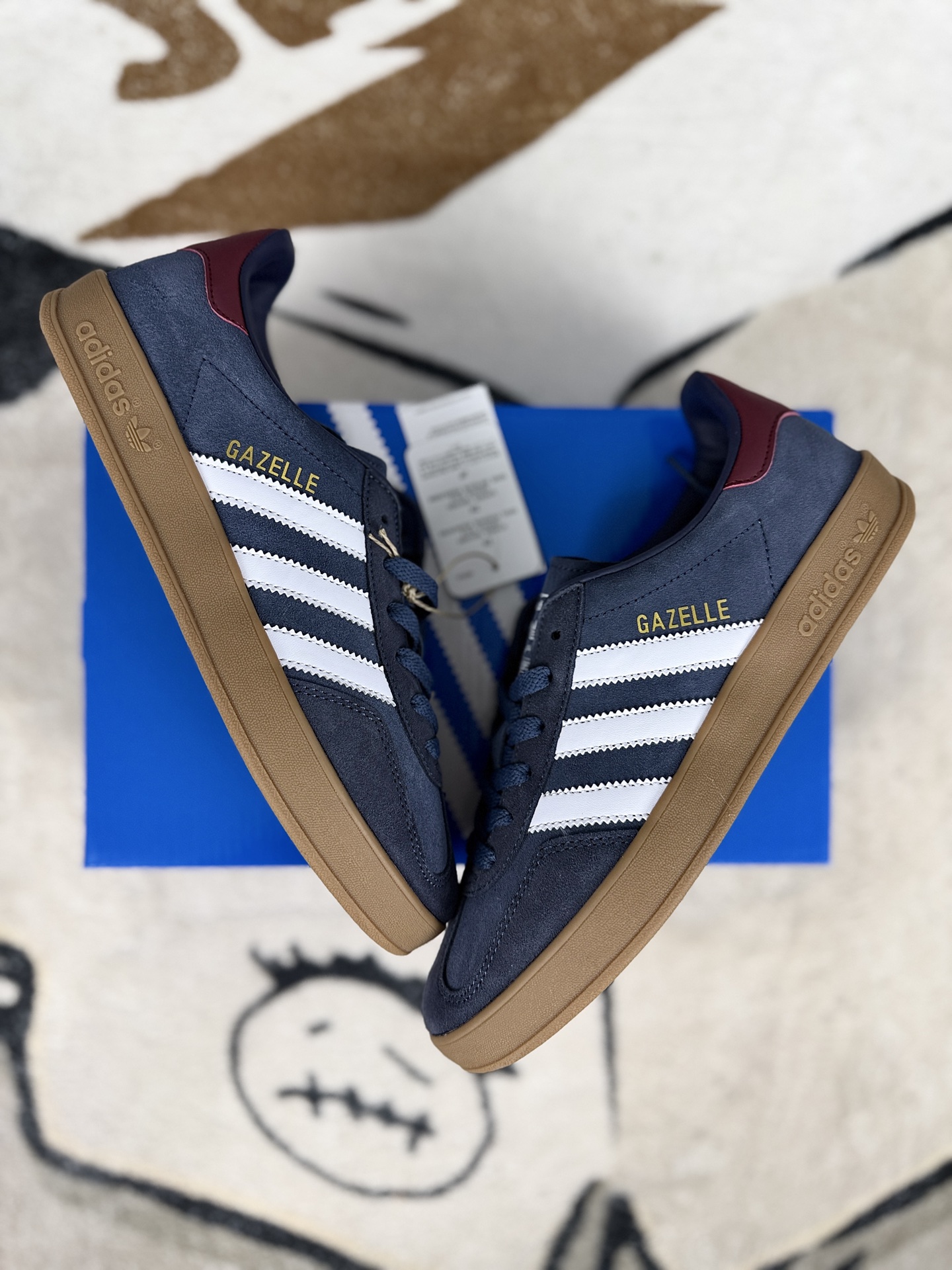 Adidas Originals Gazelle Indoor Classic Low-Top Sneakers - Blue Unisex 6 i1744145059491 5220 0 6