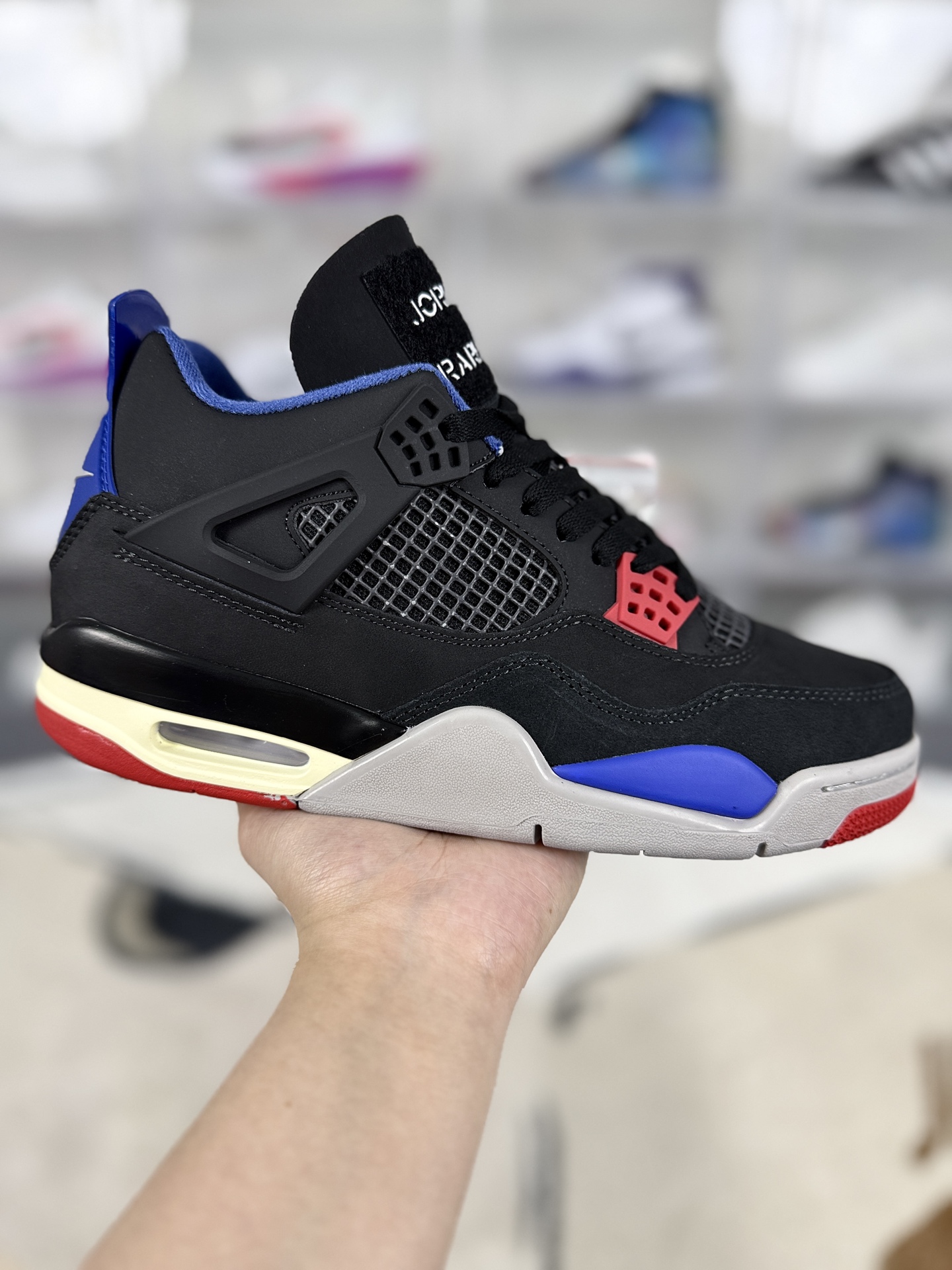 Jordan Air 4 Rare Air Laser: Comfortable, Slip-Resistant, Retro Basketball Shoes 2 i1744232794856 1714 0 0