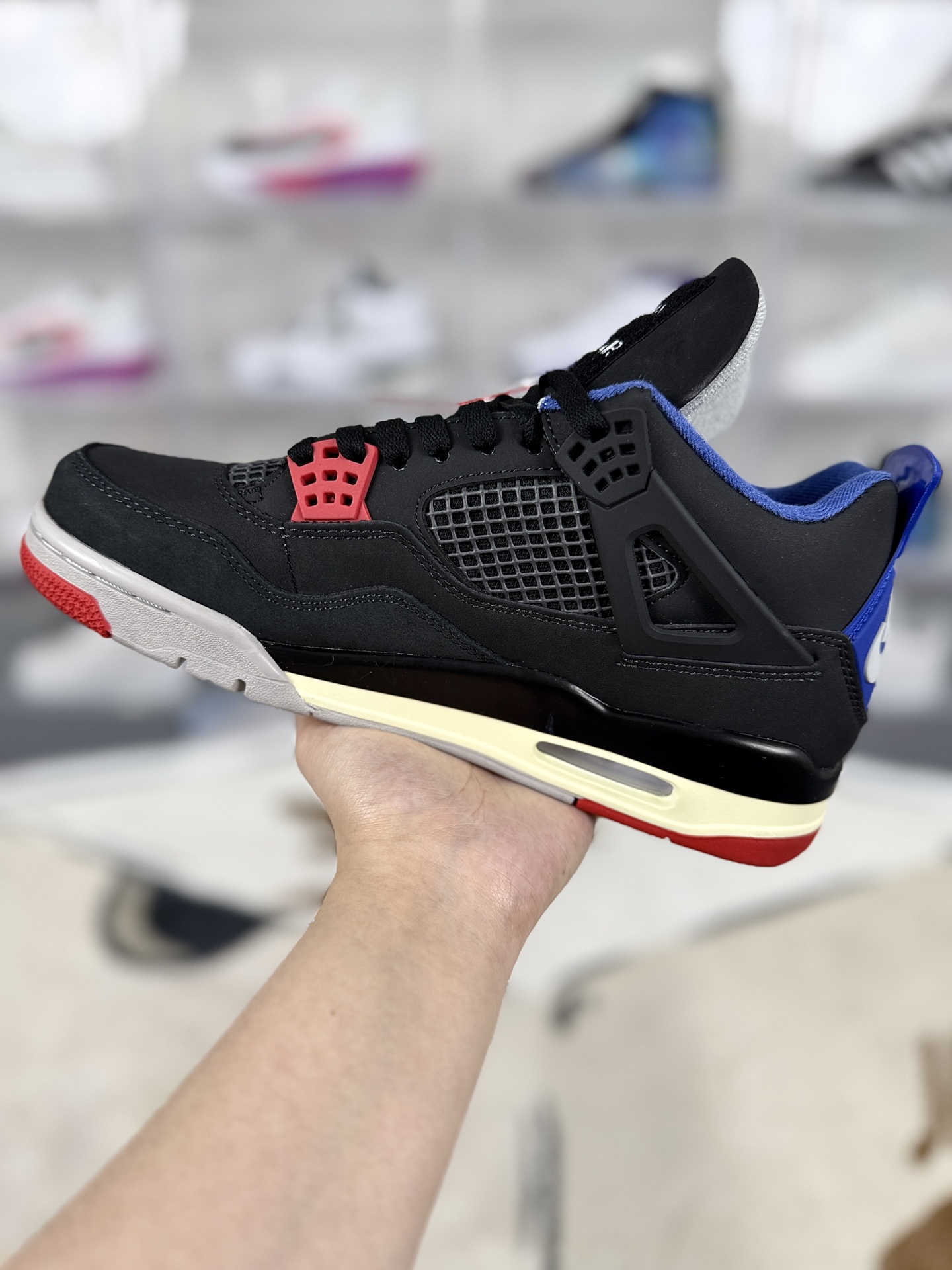 Jordan Air 4 Rare Air Laser: Comfortable, Slip-Resistant, Retro Basketball Shoes 3 i1744232794856 3626 0 1