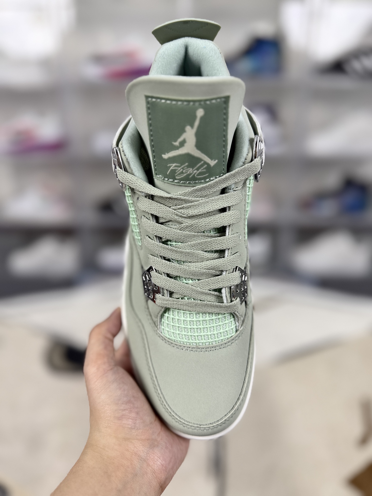 Jordan Air 4 Retro Seafoam: Cushioned, Slip-Resistant, Low-Top Basketball Shoes 5 i1744232928885 9816 0 3
