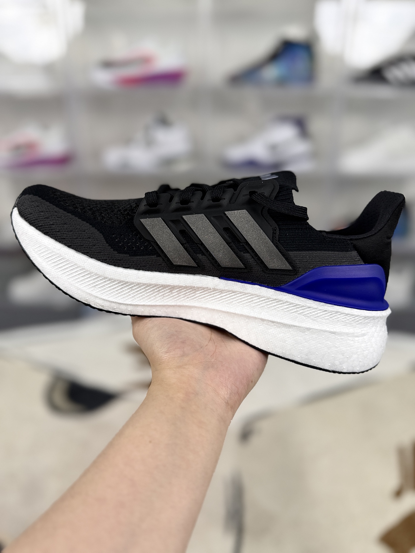 Adidas Ultraboost 5.0 Running Shoes - Black/Blue, Comfortable & Durable 3 i1744409295956 5850 0 1