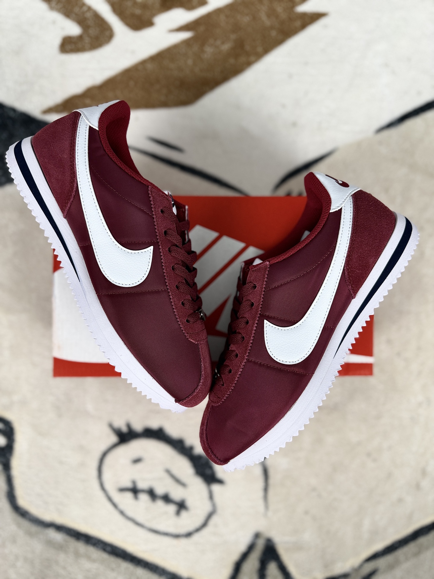 Nike Cortez Maroon White: Comfortable, Lightweight, and Stylish Unisex Sneaker 6 i1744409698873 293 0 6