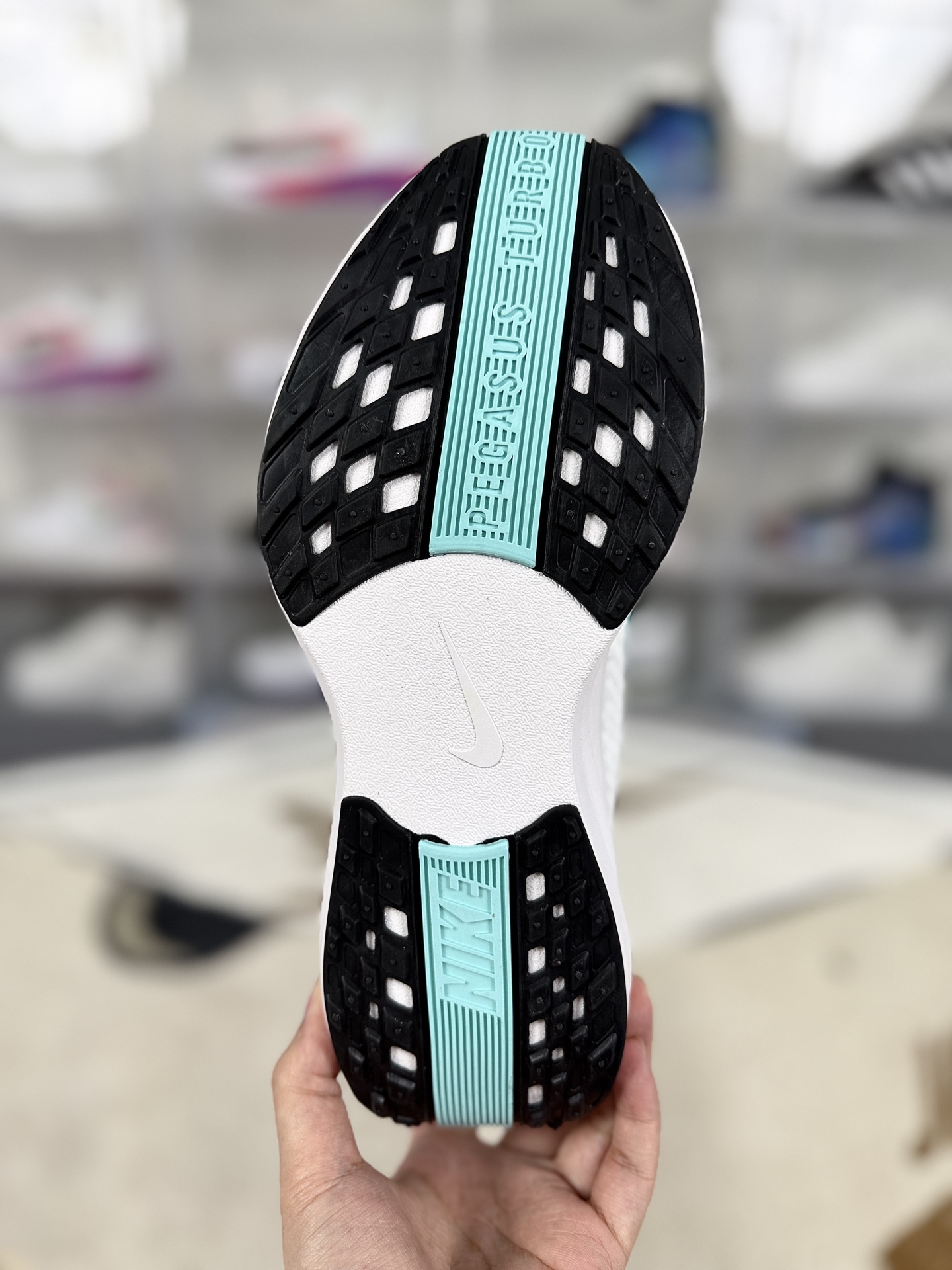 Nike Pegasus Plus White Blue Running Shoes, Comfortable & Breathable Sneakers 6 i1744580670062 2198 0 4