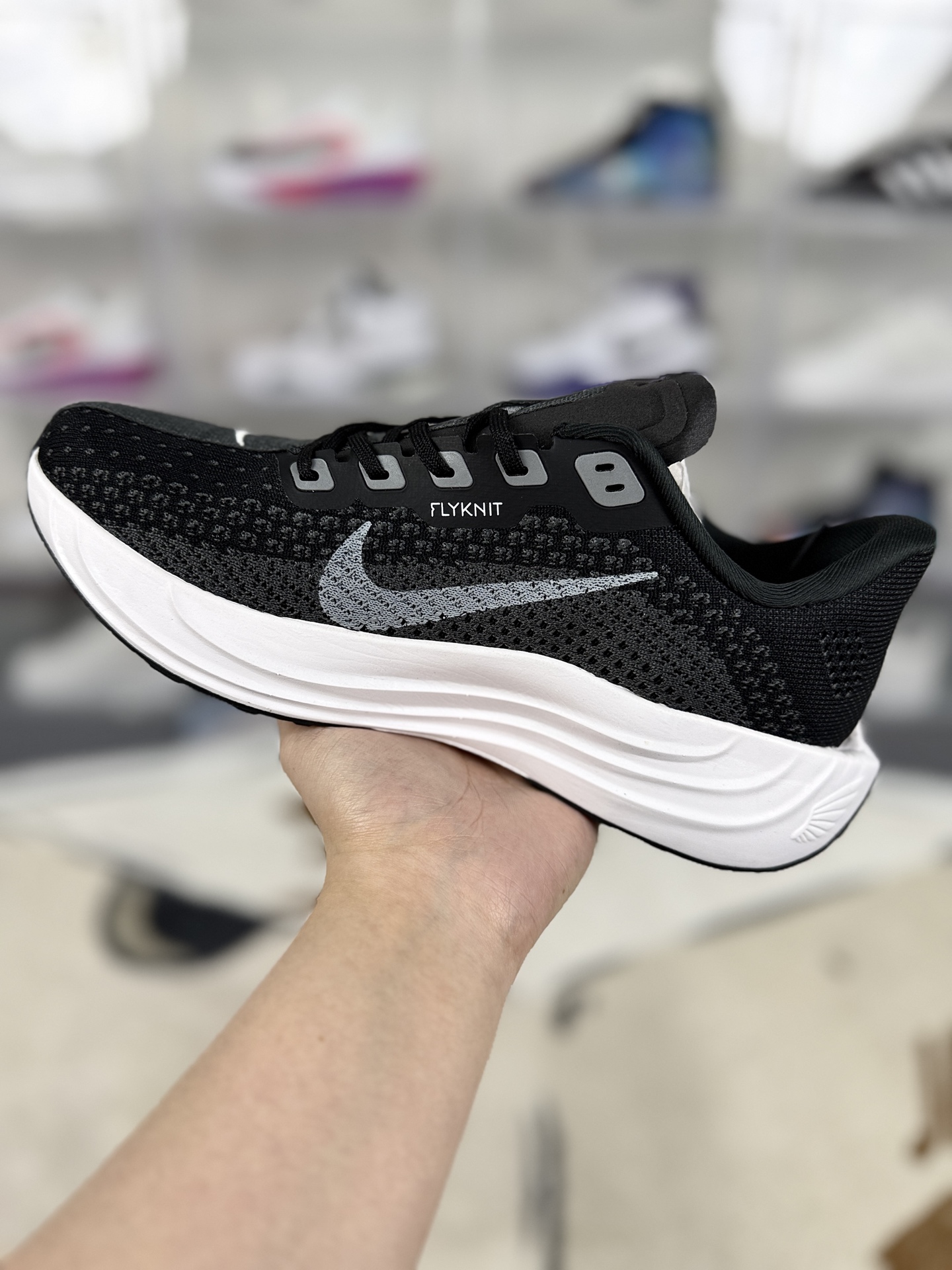 Nike Pegasus Plus Black Pure Platinum Running Shoes - Comfortable and Durable 2 i1744580740439 7889 0 1