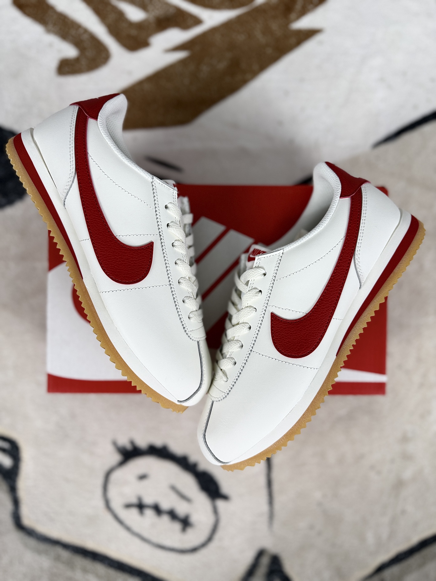 Nike Cortez Leather White Red: Classic Comfort, Timeless Style Sneakers 18 i1744666884389 9955 0 6