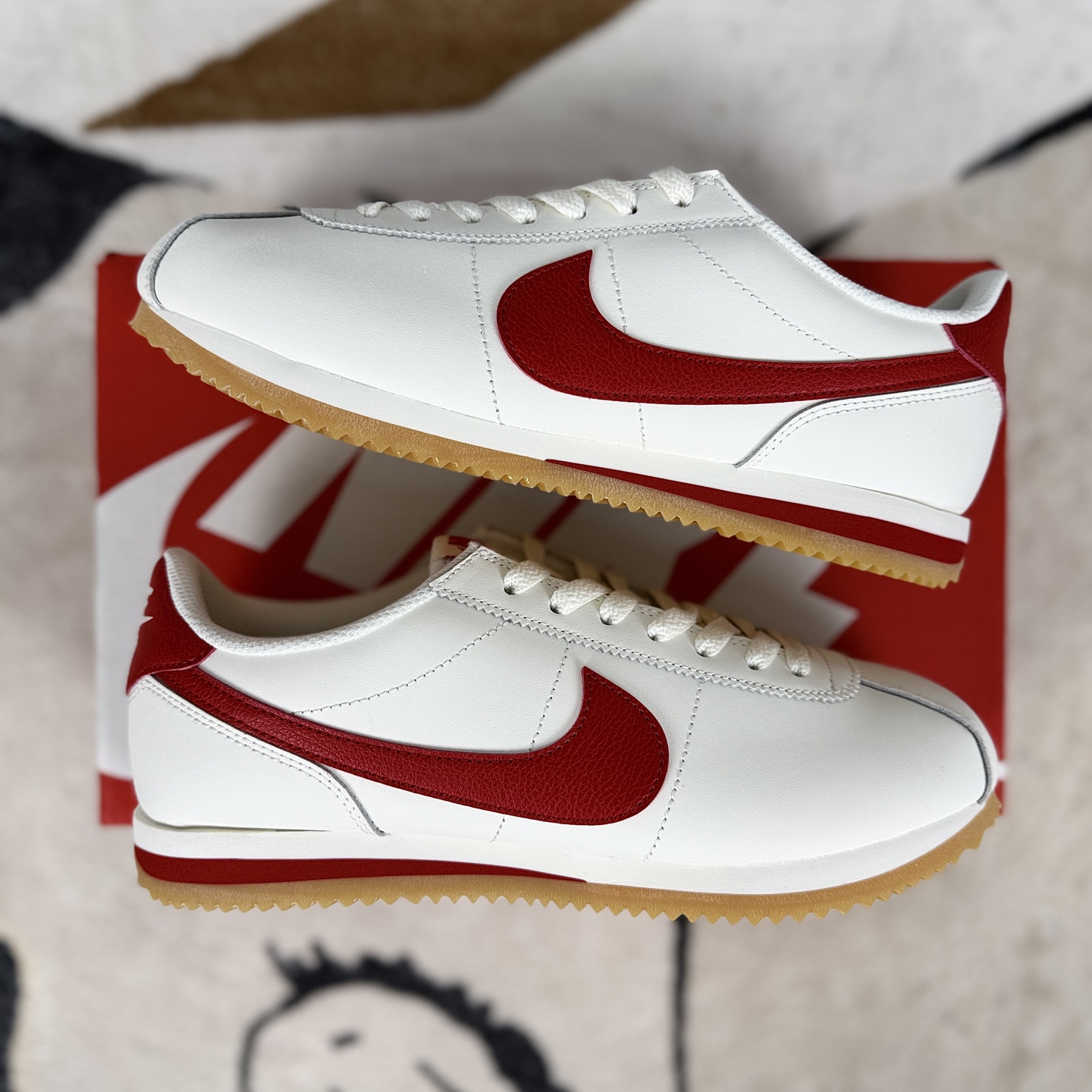 Nike Cortez Leather White Red: Classic Comfort, Timeless Style Sneakers 21 i1744666886126 7873 0 7