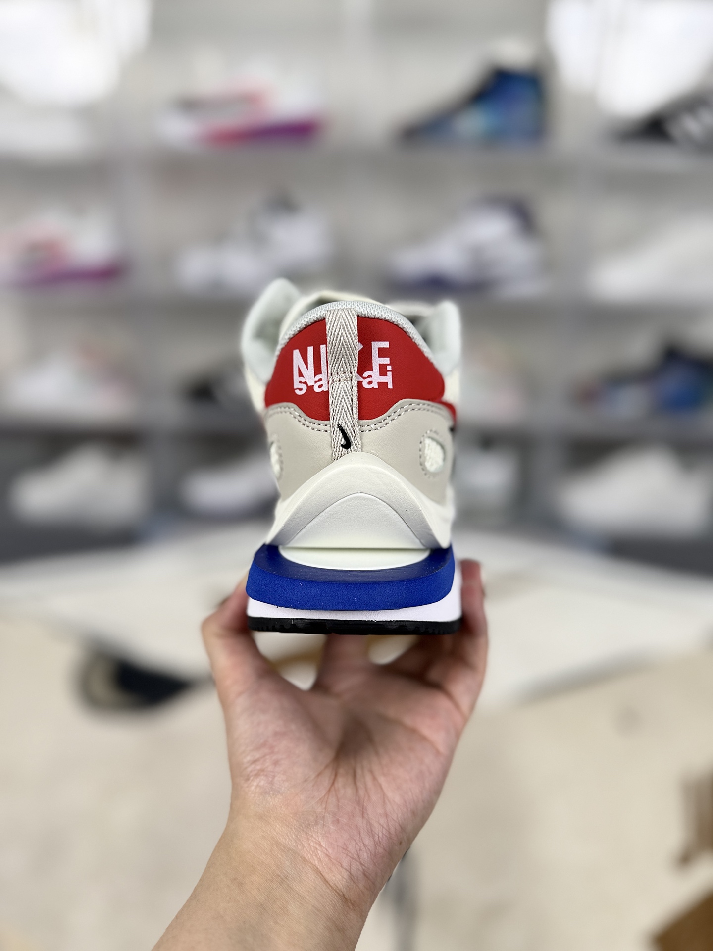 Nike x Sacai VaporWaffle - Grey, White & Red - Low Top Sneaker 4 i1744837420681 5083 0 2