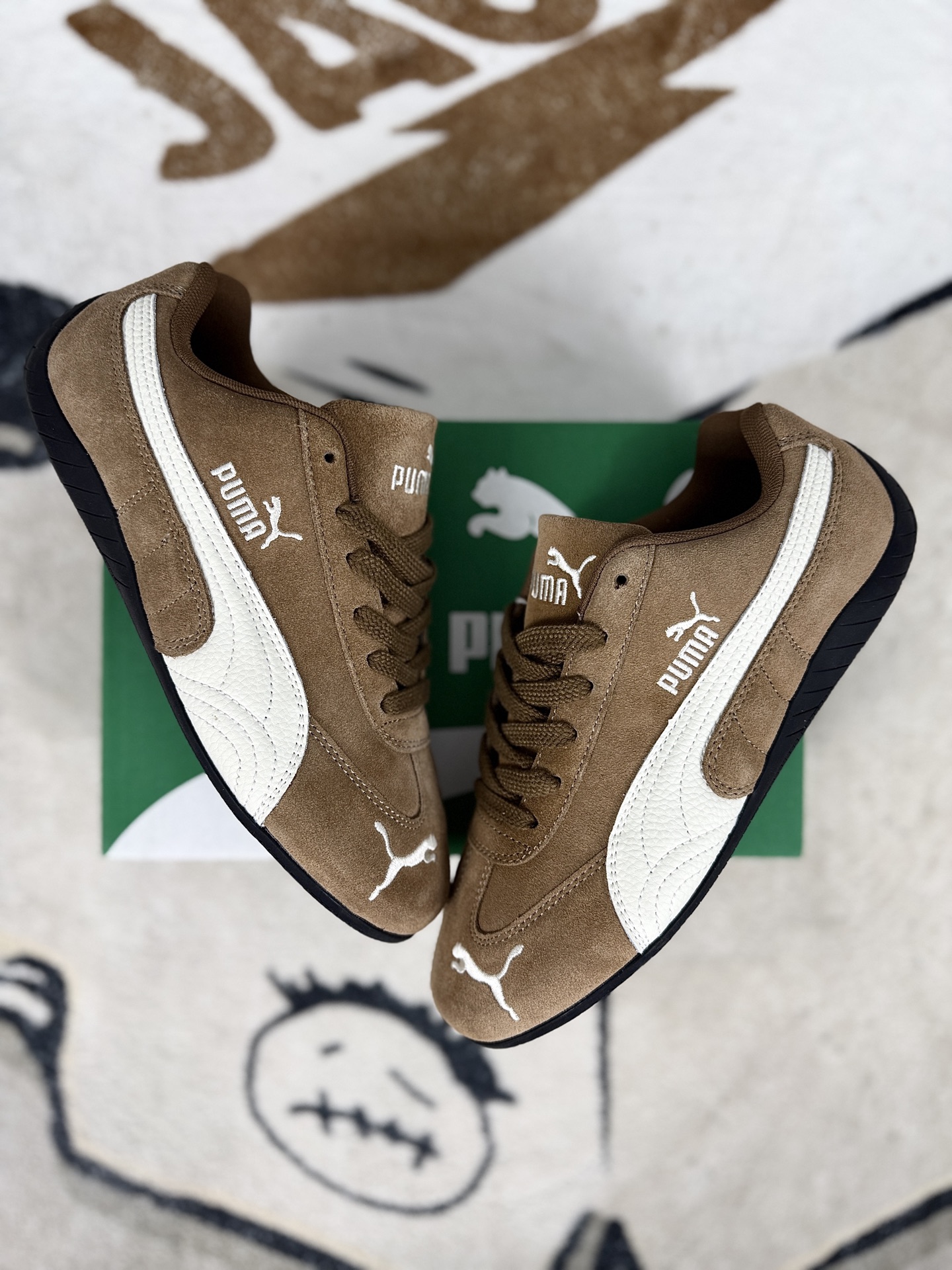 PUMA Speedcat OG Racing Motorsport Shoes - Unisex Comfort & Style, Brown 6 i1745096923462 1602 0 6