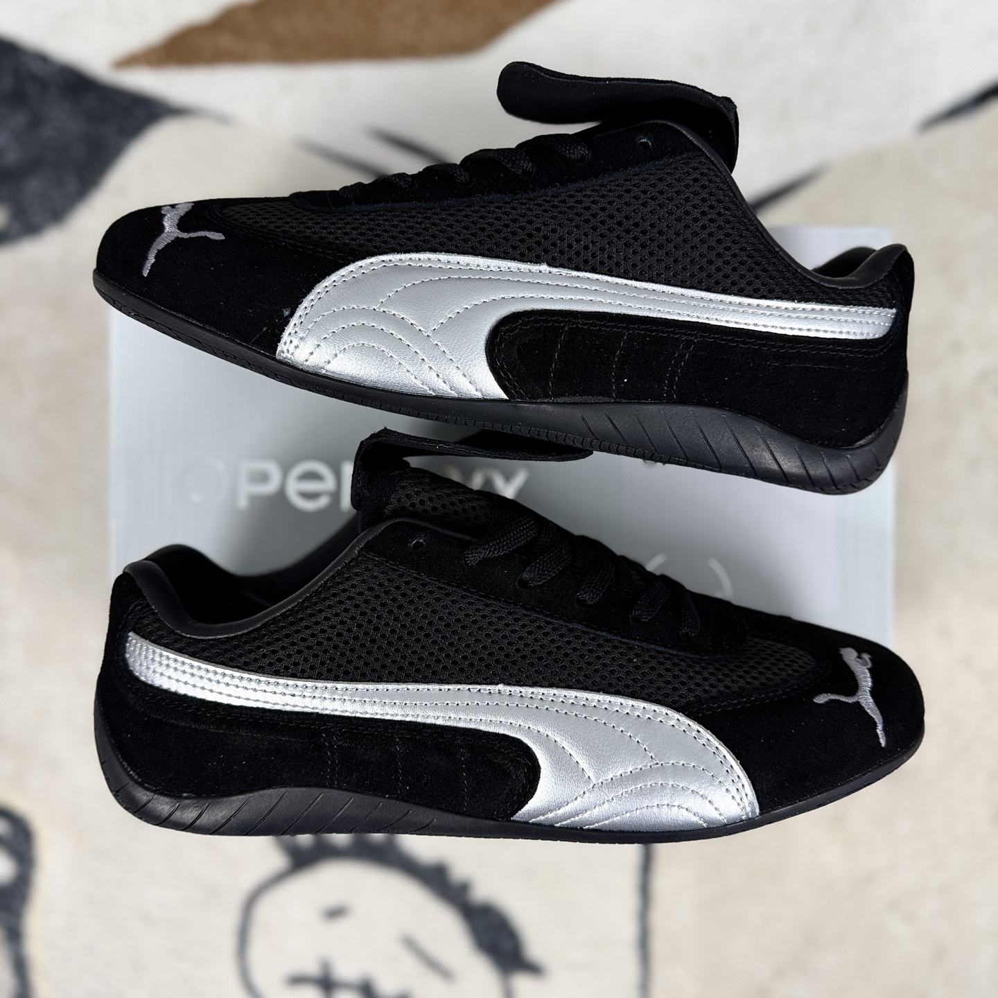PUMA Speedcat OG Fashion Low-Top Retro Racing Shoes - Black 8 i1745097130342 5027 0 7