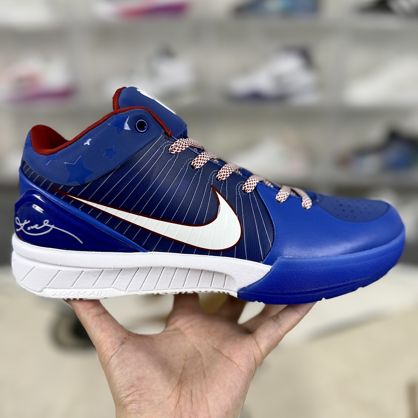 Nike Zoom Kobe 4 Protro "Philly" Basketball Shoes - Blue, Unisex Design 8 i1745355586731 587 0 5