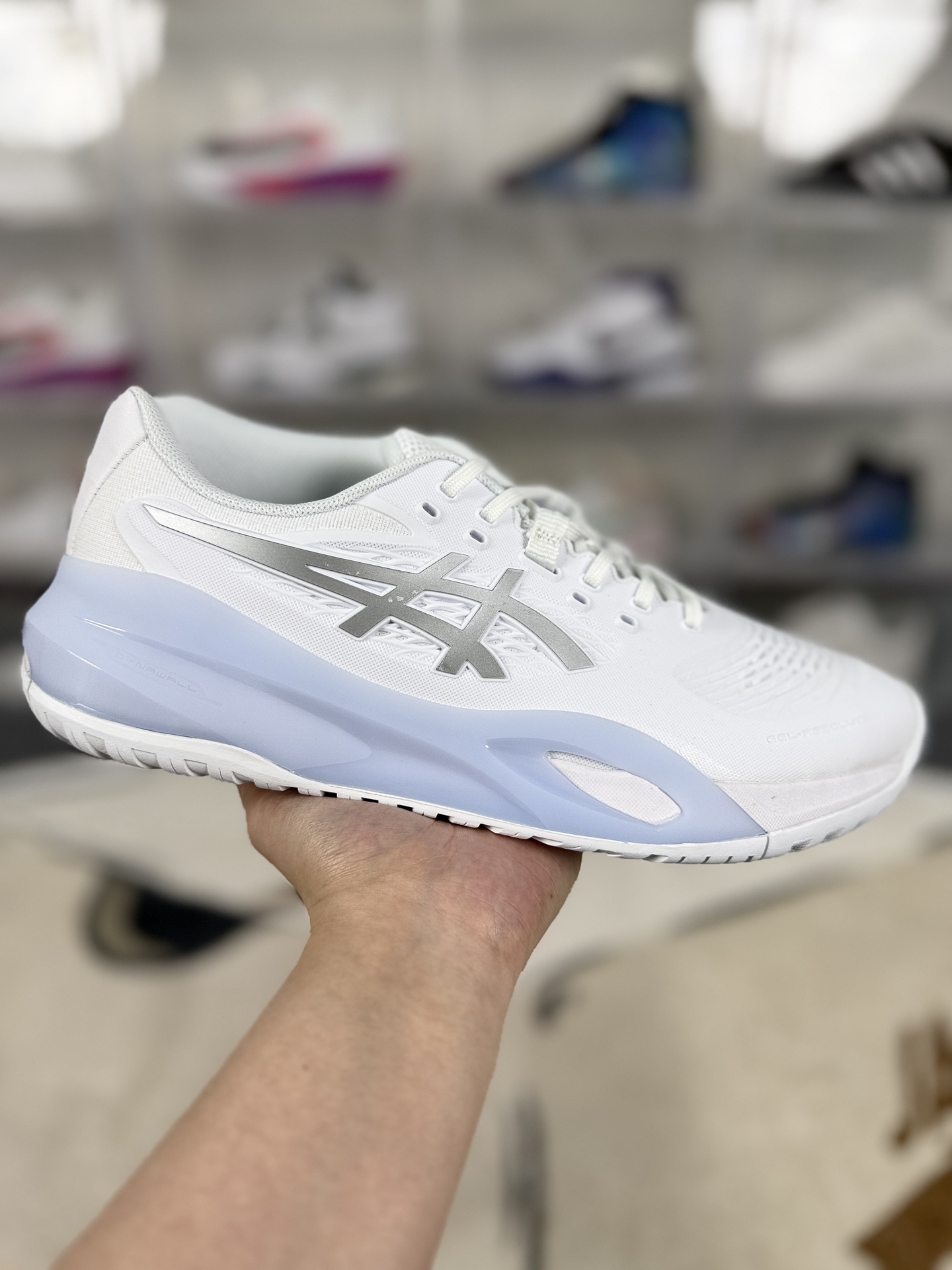 Asics GEL-Resolution X White/Silver Tennis Shoes - Comfort & Durability 2 i1745703378515 2989 0 0