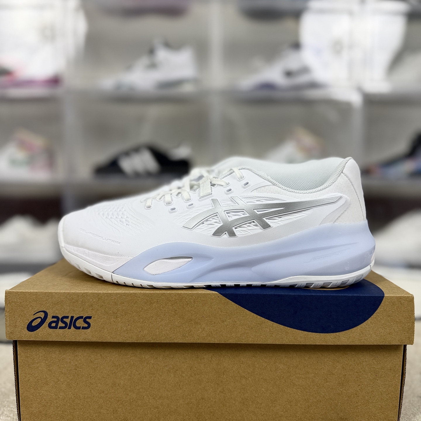Asics GEL-Resolution X White/Silver Tennis Shoes - Comfort & Durability 10 i1745703381219 8686 0 8