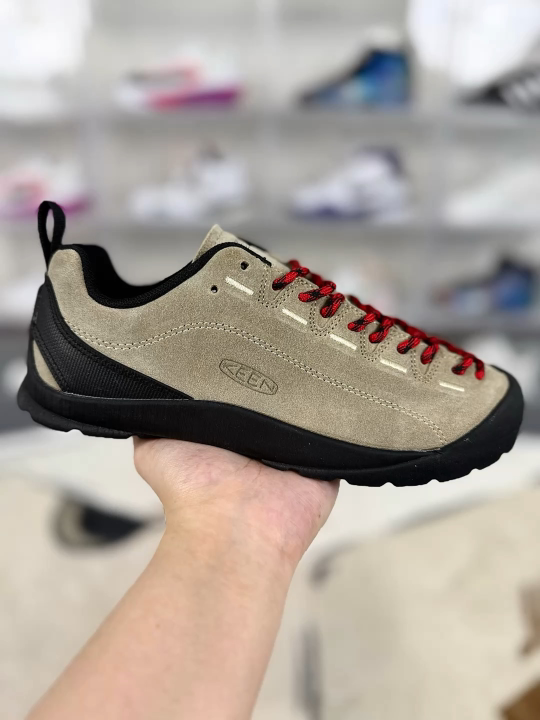 KEEN Jasper Suede Mountain Hiking Shoes - Lightweight, Anti-Slip, Outdoor Function