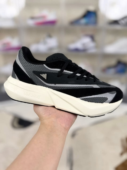 Adidas LightBlaze Women's Running Shoes - Black & Grey, Comfortable & Durable