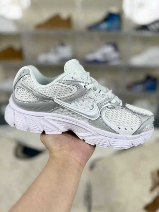 Nike V5 RNR White Silver Running Shoes - Lightweight, Breathable & Comfortable