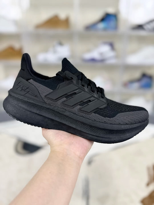Y-3 x Adidas Ultraboost 5.0 Black Running Shoes, Soft, Comfortable and Anti-Slip