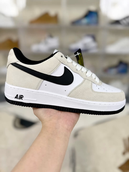 Nike Air Force 1 Low White Black IB6388-100 Sneakers - Comfortable & Durable