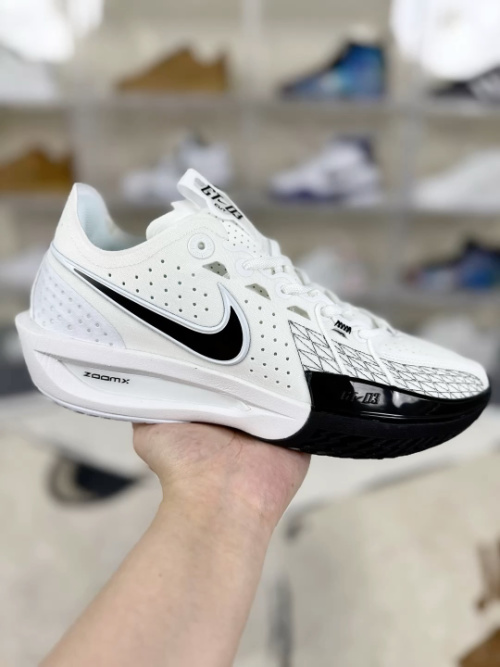 Nike Air Zoom G.T. Cut 3 EP Basketball Shoes - White/Black - Unisex Design 13 Nike Air Zoom G.T. Cut 3 EP Basketball Shoes - White/Black - Unisex Design