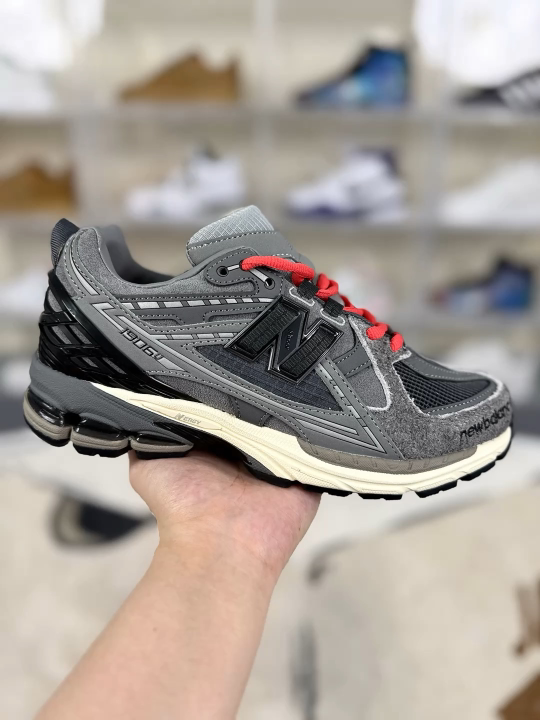 New Balance 1906R Gray Black Red Running Shoes - Comfortable & Stylish 1 New Balance 1906R Gray Black Red Running Shoes - Comfortable & Stylish