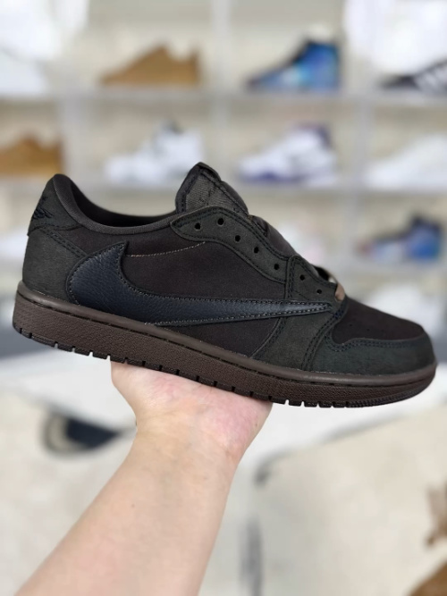 Travis Scott x Air Jordan 1 Low OG Velvet Brown Sneakers Size 36-47.5 4 Travis Scott x Air Jordan 1 Low OG Velvet Brown Sneakers Size 36-47.5