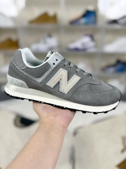 New Balance 574 Classic Grey Suede Sneakers - Men's & Women's Retro Style 3 New Balance 574 Classic Grey Suede Sneakers - Men's & Women's Retro Style