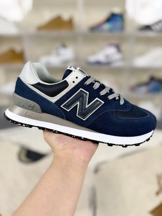 New Balance 574 Classic Running Shoes - Navy Blue, Men's and Women's Sizes