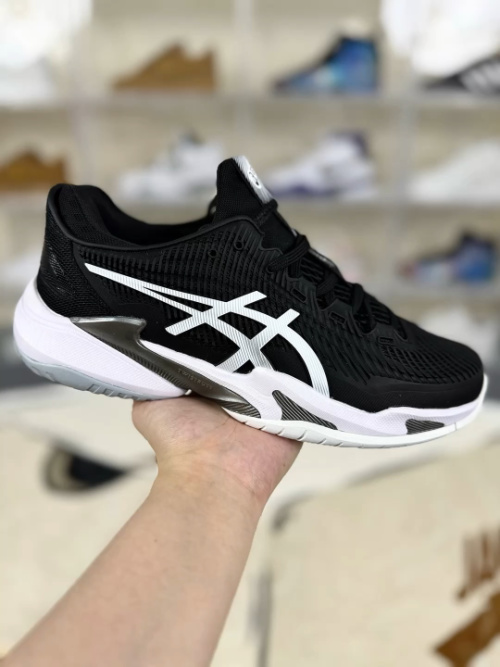 Asics Court FF 3 Black/White Tennis Shoes - Durable, Breathable, and Comfortable 6 Asics Court FF 3 Black/White Tennis Shoes - Durable, Breathable, and Comfortable