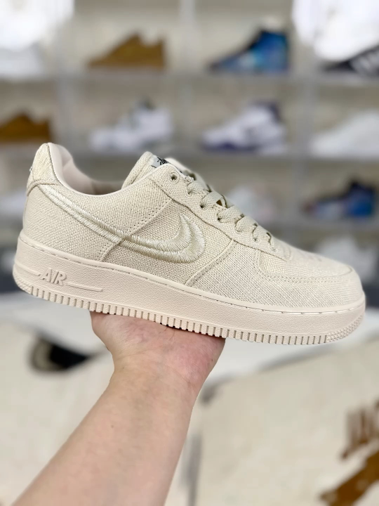 Stussy x Nike Air Force 1 Low Hemp, CZ9084-200 - Men's & Women's Sizes