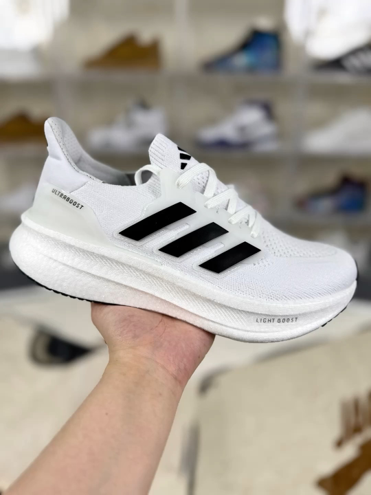 Adidas Ultraboost 5.0 White Black Running Shoes - Comfortable & Durable
