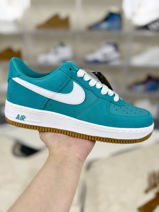 Nike Air Force 1 Low-Top Sneaker, Comfy, Anti-Slip, For Men And Women - Blue/White