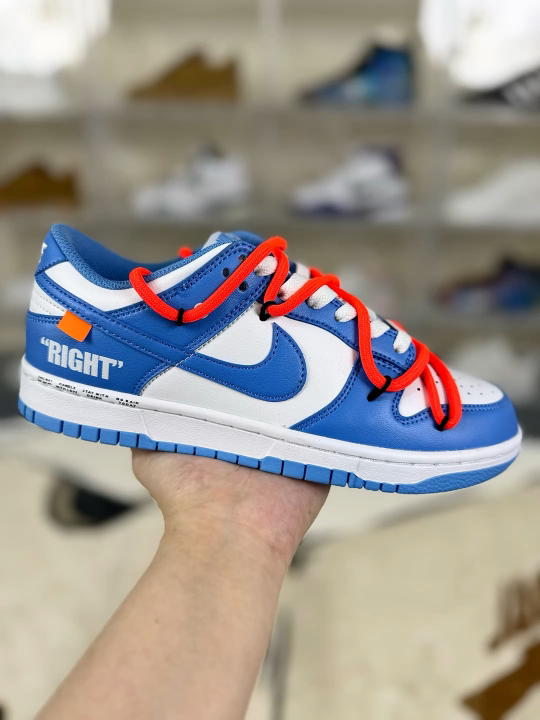 Nike Dunk Low Off-White University Blue Sneakers - Stylish, Comfortable and Durable