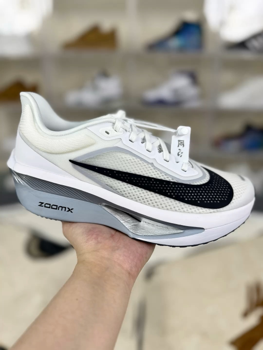 Nike Zoom Fly 6 Marathon Running Shoes - White/Black, Comfortable & Durable 3 Nike Zoom Fly 6 Marathon Running Shoes - White/Black, Comfortable & Durable