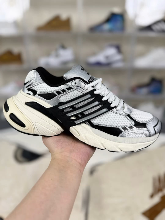 Adidas Originals Adistar XLG Silver Black Retro Lifestyle Running Shoes