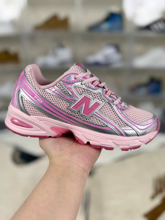 Atmos Pink x New Balance 740 Women's Running Shoes - Low Top, Casual, Pink