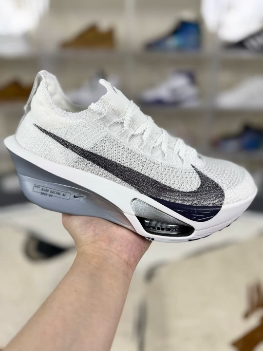 Nike Alphafly 3 Gridiron White/Black Marathon Running Shoes FD8311-101