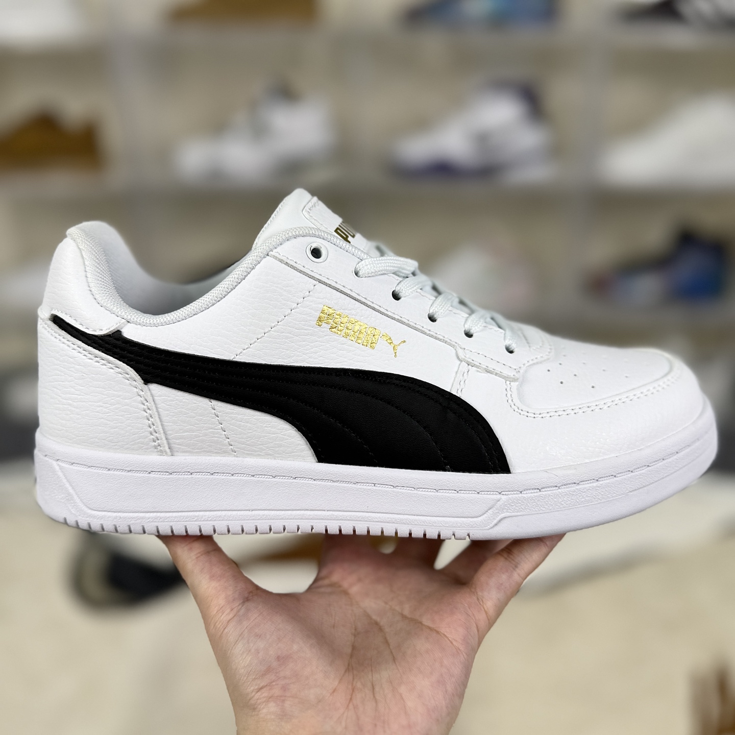 PUMA Caven 2.0: Classic Low-Top Sneakers - White & Black, Unisex Design 8 i1755885942343 8438 0 5